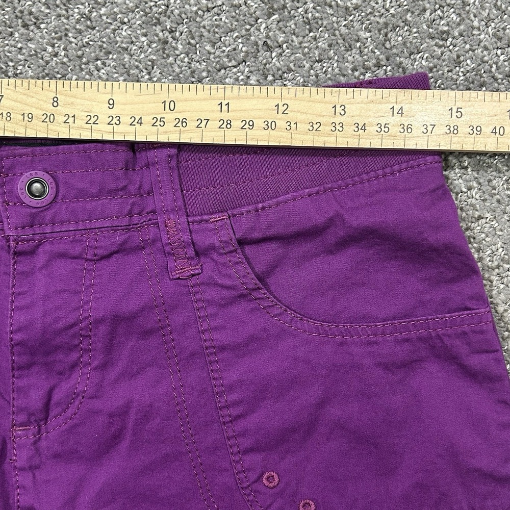 Lee Stretch Relaxed Fit Shorts - Womens 4 - Just Below The Waist Purple EUC! - Picture 6 of 7